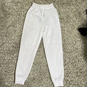 White drawstring sweatpants SHEIN XXS